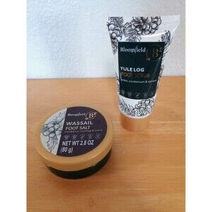 Foot Care-  Salt And Scrub Set - New From Bloomfield